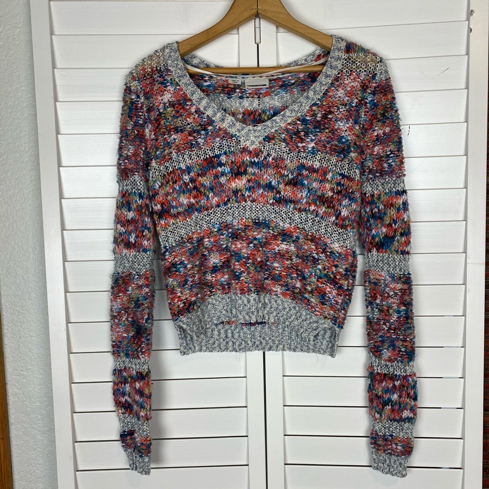 Multi color sweater xs